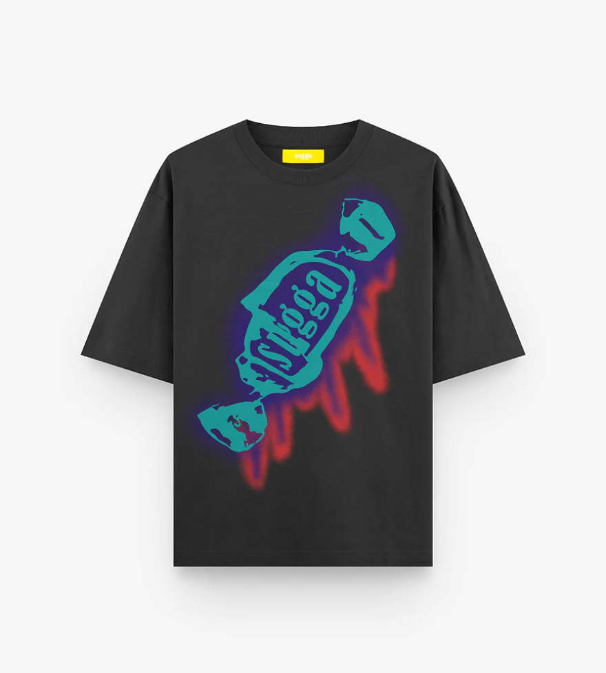 Sugga Bleeding Candy Gray Tee