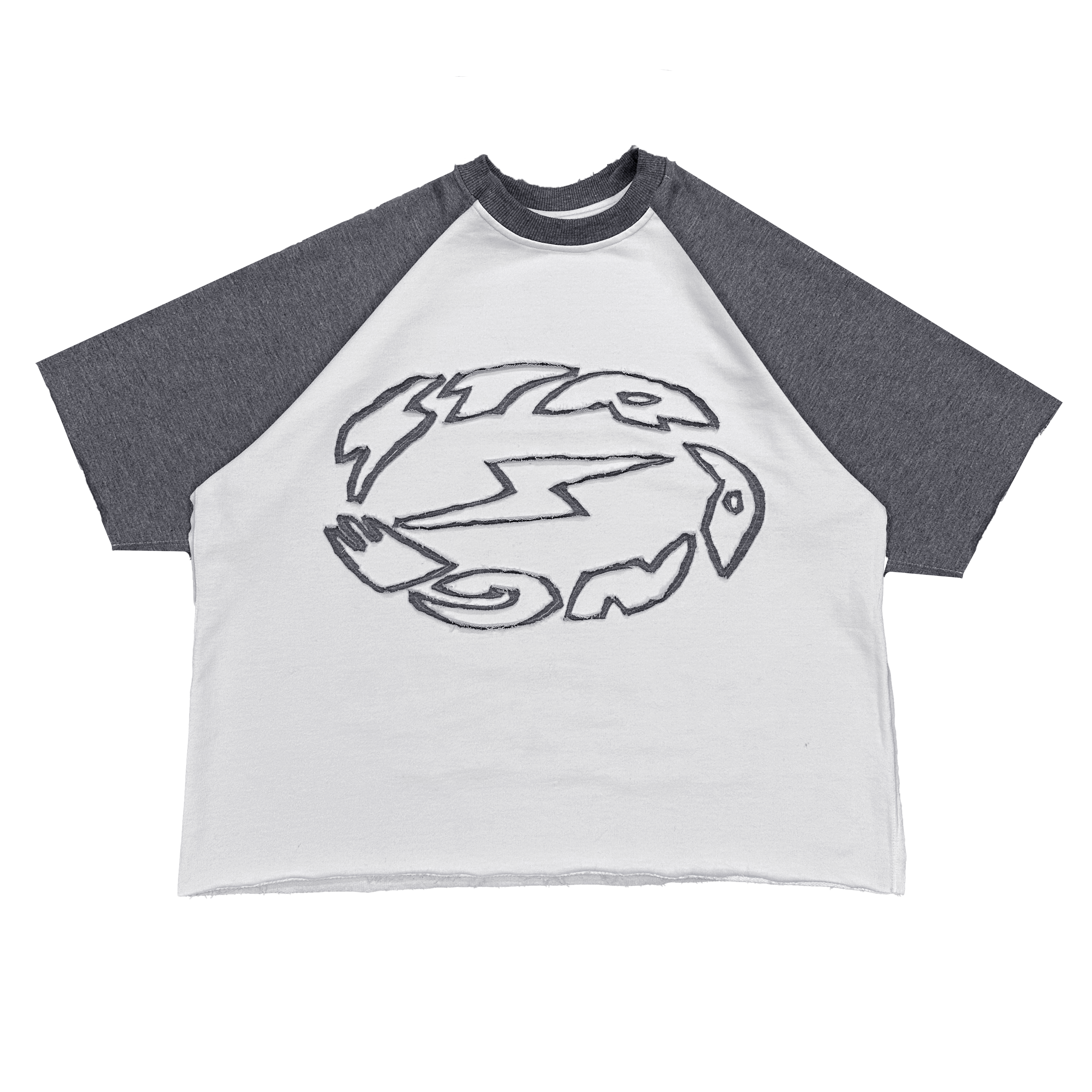 Strange Grey Cropped Tee
