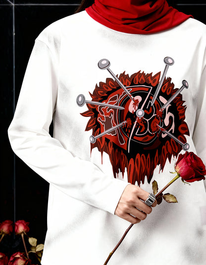 EYESORE [FULL-SLEEVE T-SHIRT] Cream / XS
