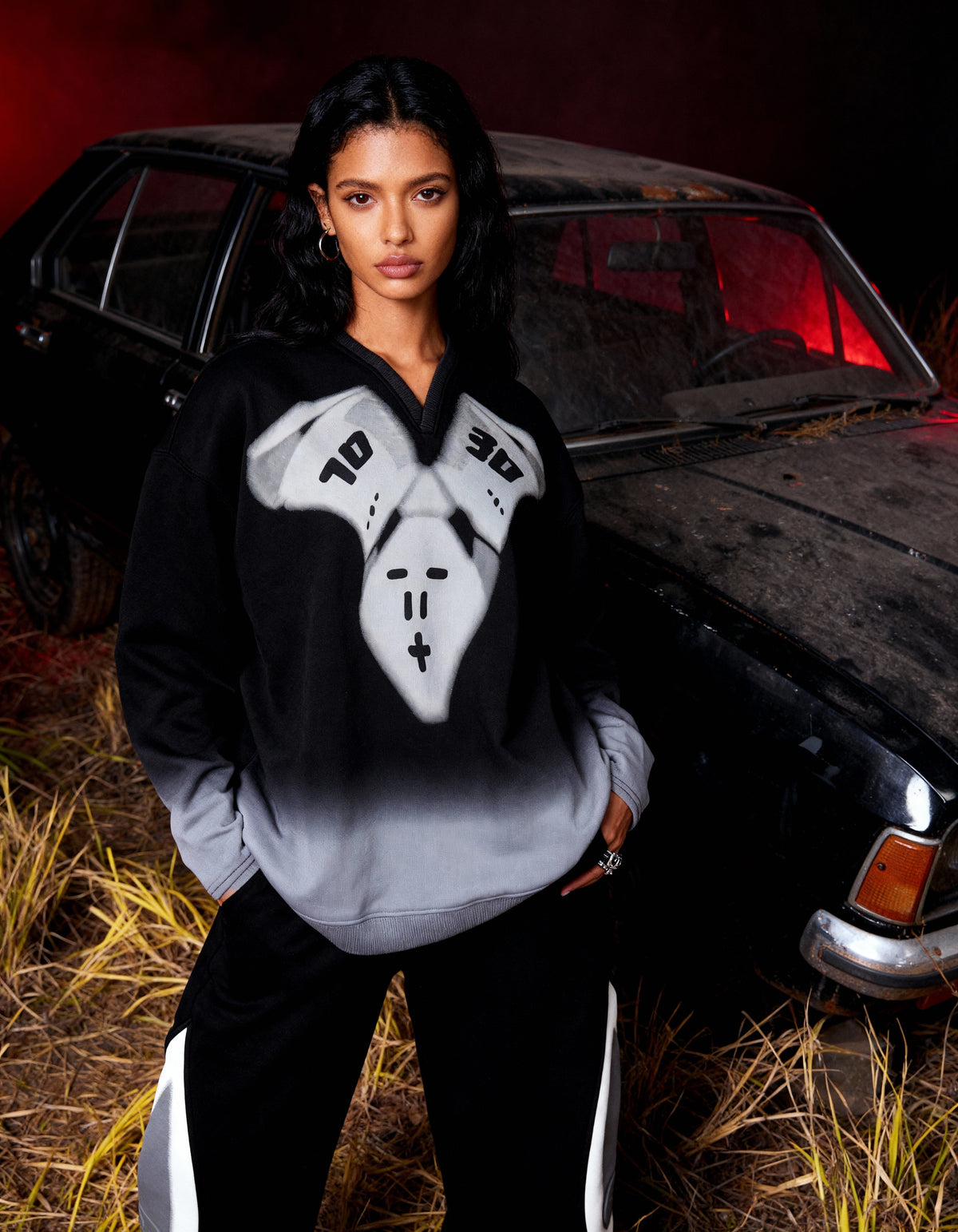 JUDAS [HAND-SPRAYED SWEATSHIRT]