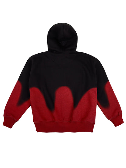 STAINED [RELAXED ZIP-UP HOODIE]